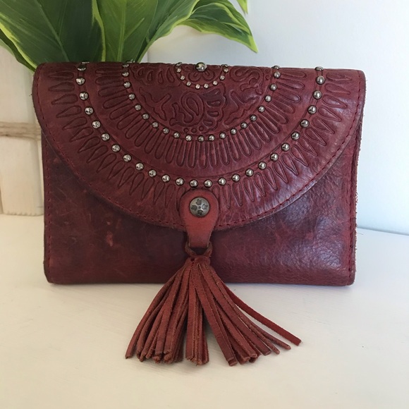 Patricia Nash Colli Studded Tassel Clutch Wallet - Picture 12 of 13